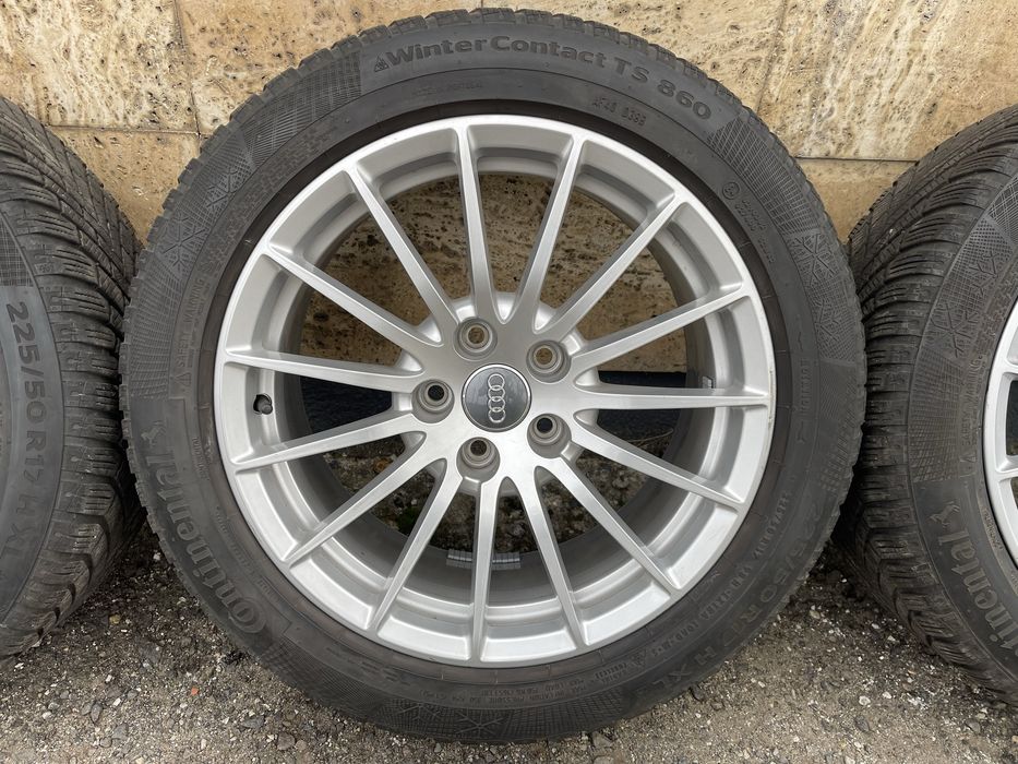 Jante Roti 17 Audi A4 A5 A6 B9 B8 C6 8W 8K anvelope 225 50 R17 M+S