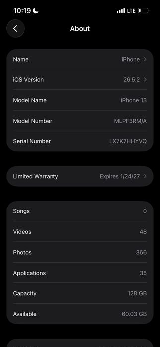 iPhone 13 Midnight Blue 128 ГБ — ИДЕАЛ!