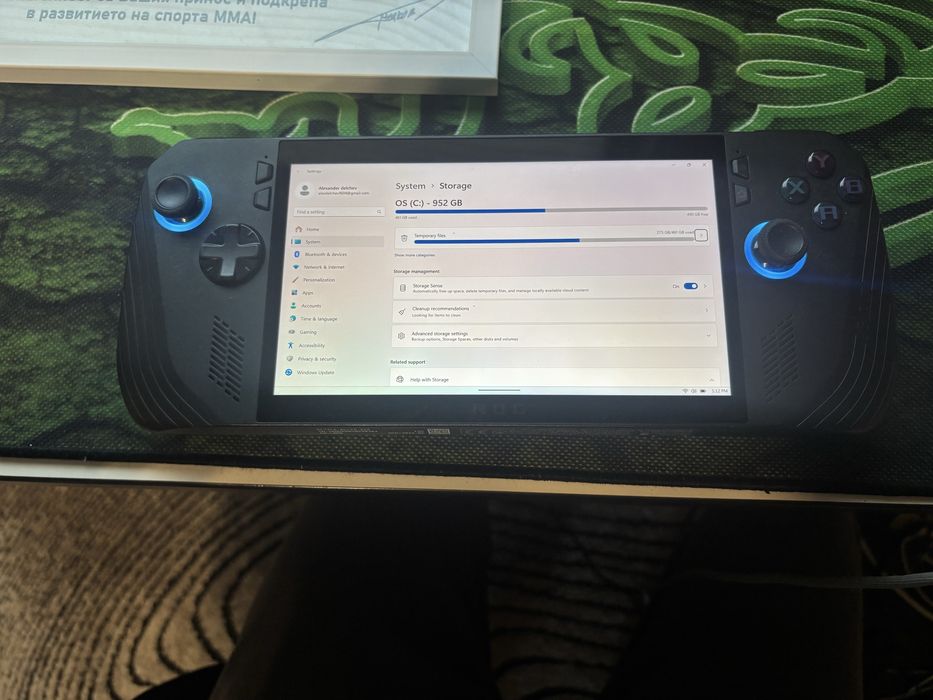 ROG ALLYX  handheld console