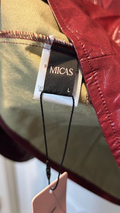 Рокля с кожен ефект Micas