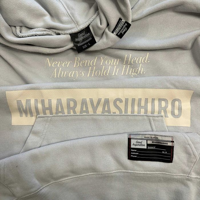 maison mihara yasuhiro margiela hoodie качулка