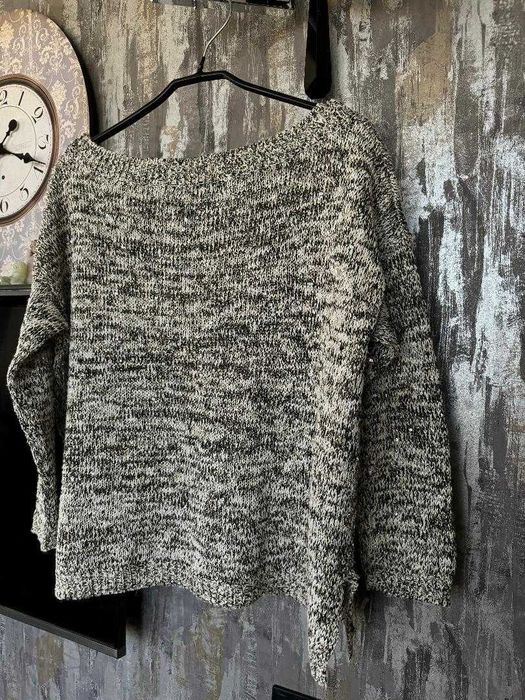 Pulover cu paiete si fir auriu_Reserved_marime L