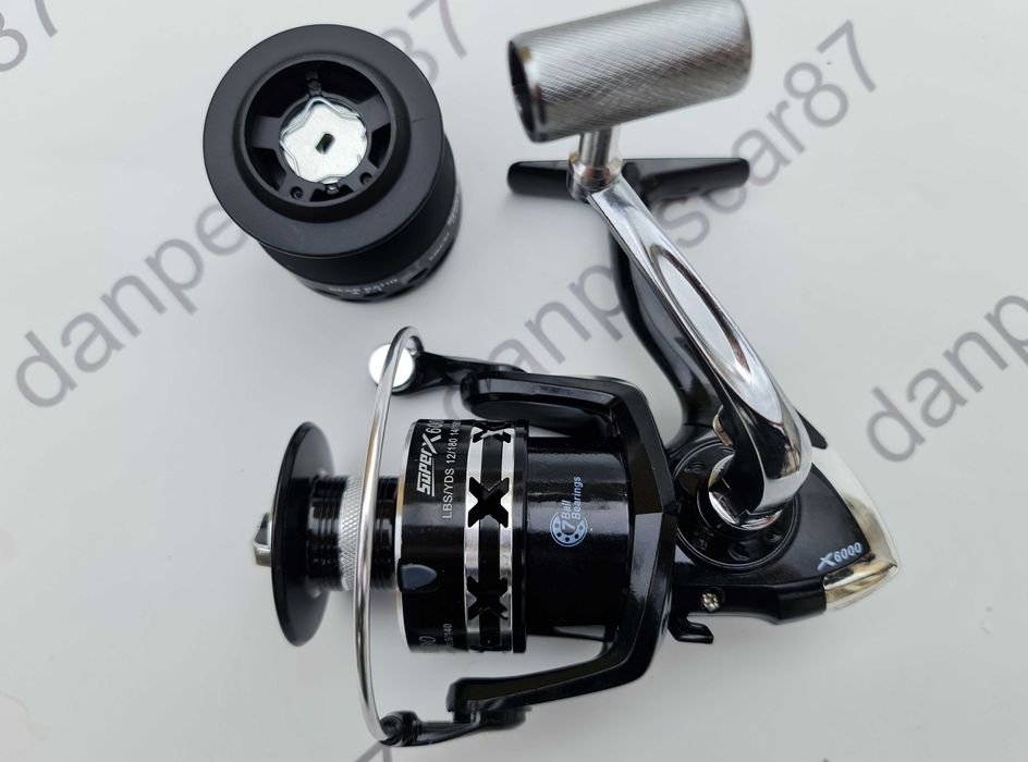 SET Mulinete SAIMINO Super X6000 capacitate0,40/220 metri crap și somn