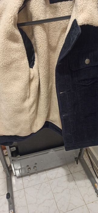 Geaca groasa băiat cu blana imitație miel