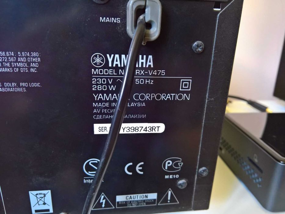 5.1 Receiver YAMAHA RX-V475, HDMI ARC, 4K Pass-Through