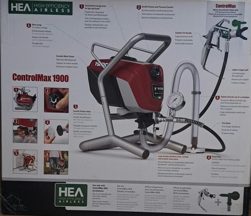 Pompă de văruit, nouă