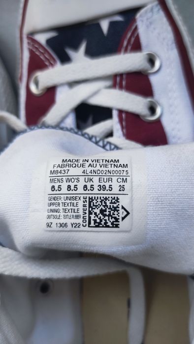 Кецове Converse 39.5 номер