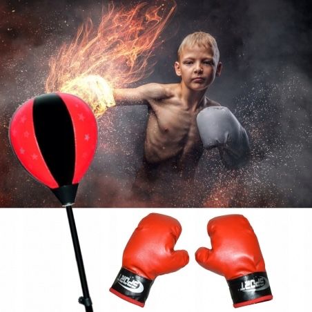 Детска боксова круша с ръкавици
