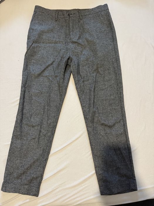 Pantaloni stofa de lana Zara, gri cu picatele 40 M