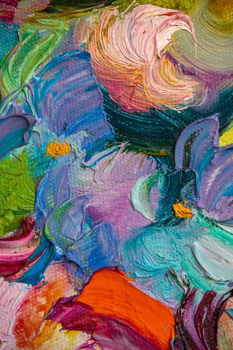 Картина "Светлый букет" Холст, масло. 60х60 см