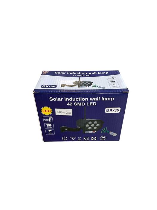 Соларна лампа тип камера 1200W макет на охранителн камера+сензор+панел