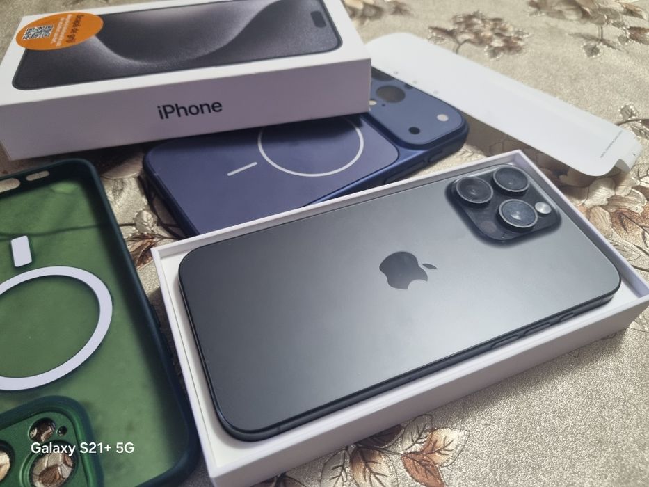 IPhone  15ProMax /black 256gb neverlock full box