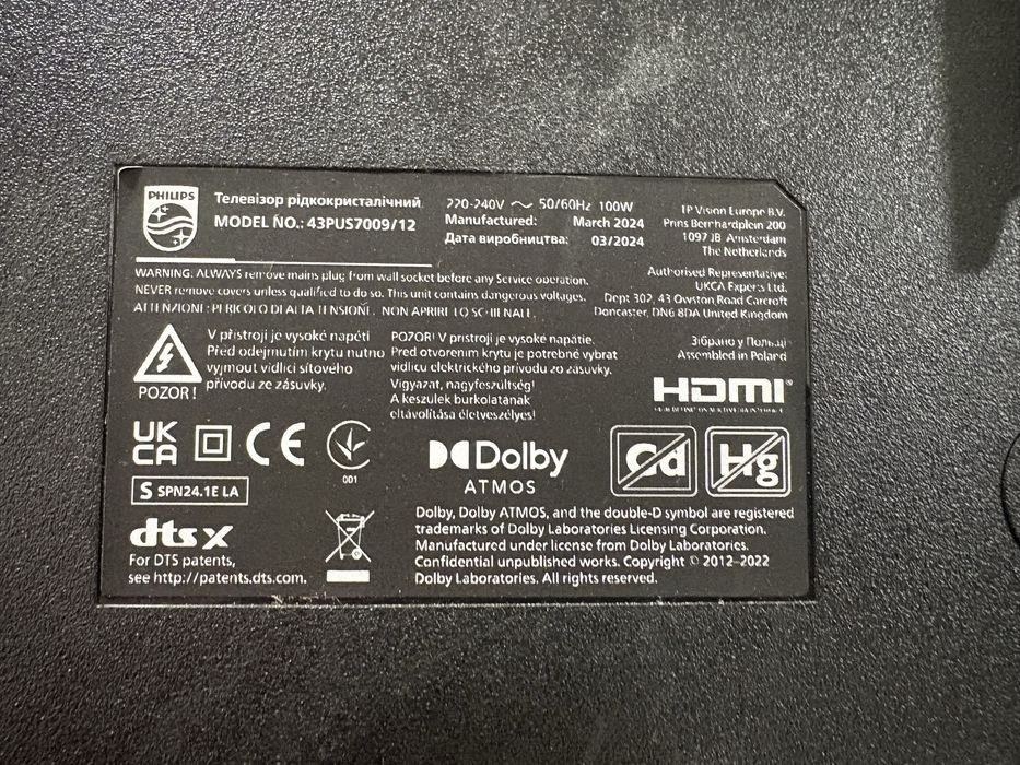 Televizor smart hd philips