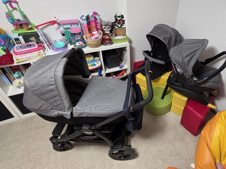 Carucior Peg Perego Futura Cinder 3 în 1 + Izofix