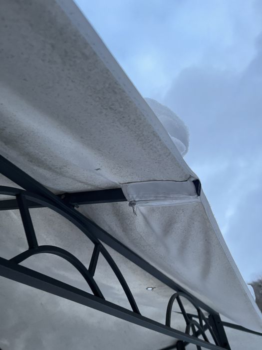 Pavilion cort exterior gradina 3*3