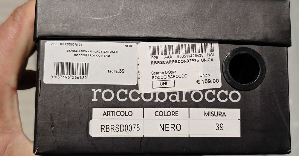 RoccoBarocco Дамски сандали (Sandali Donna Lady Sandals)