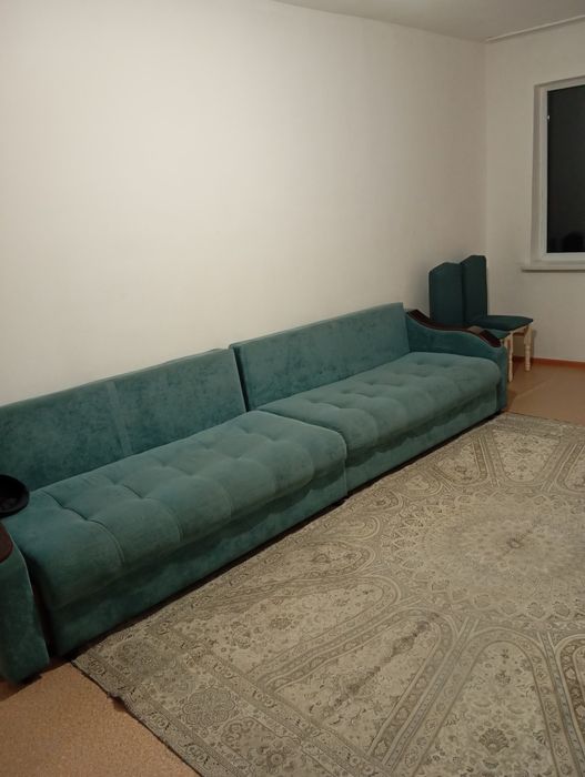 Диван бирюзовый синий 4 метра