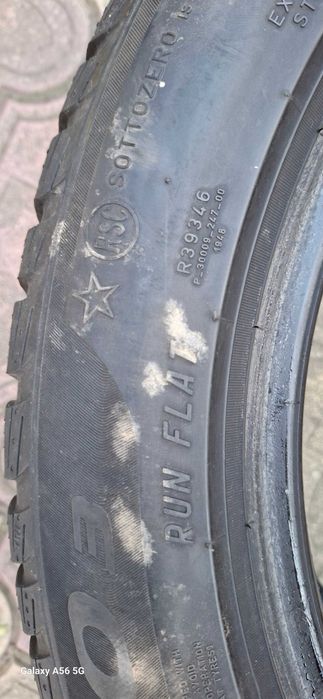 Anvelope iarnă 225/50/17, cu steluța bmw, runflat Pirelli Sottozero 3