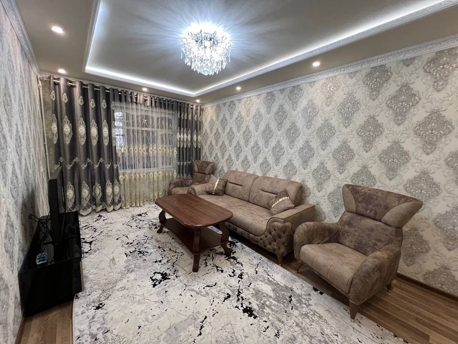 Сдается 3х комнатная квартира
С обстановкой ЛЮКС
В горде Алмалыке