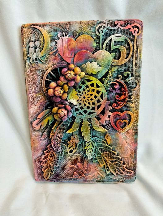 Блокноты в стиле миксмедиа