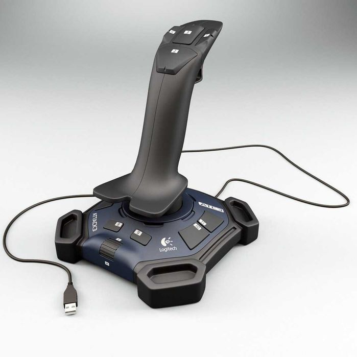 Joystick Logitech Attack 3, perfect functional