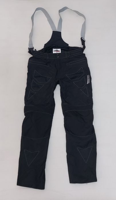 Pantaloni moto PROBIKER, textil cu bretele, protectii soft nr 60 (XXL)