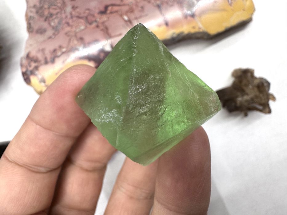 Колекция от 7 Минерала- Кварц,Флуорит,Мокаит,Вивианит,Септария,Галенит