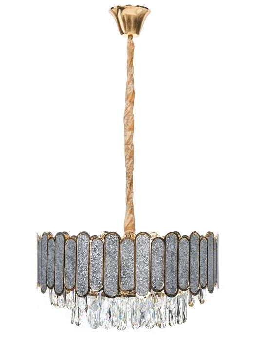 NOU Candelabru AGUARICO, sticla, alama