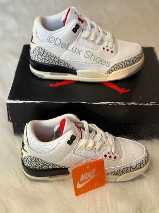 Air Jordan 3 Retro White Cement Full Box VerificareColet Size 35,5-45