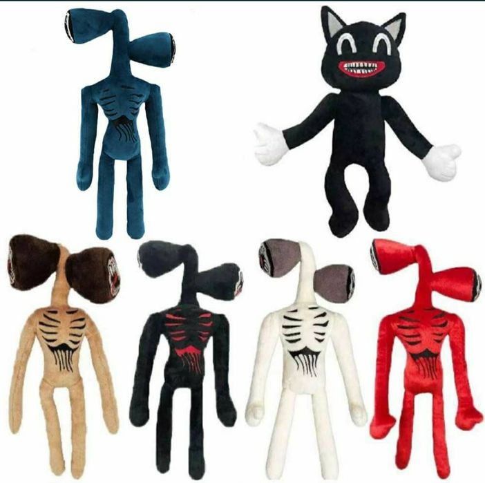 Sirena head  and  Cartoon  cat  плюшени играчки 30см