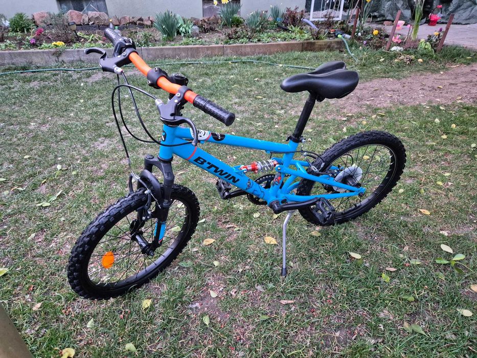 Bicicleta copii 20" B'twin Racing Boy full suspension 7 viteze