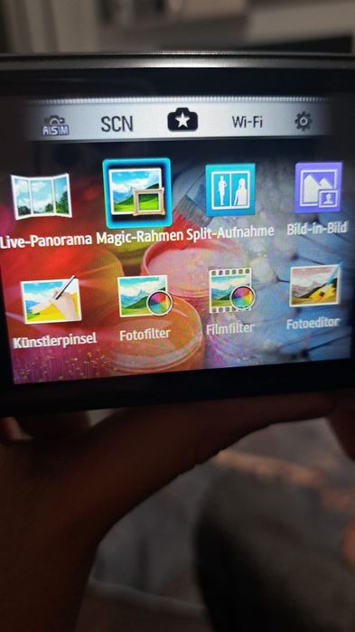 Aparat foto compact Samsung WB150F smart-zoom optic 18x Schneider, Wi-fi