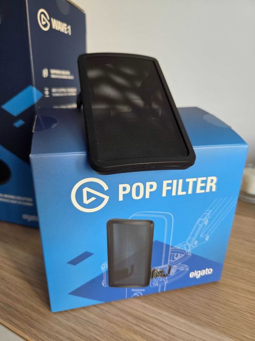 Elgato Wave:1 + Pop Filter | Stare foarte bună | Perfect pentru streaming/podcast
