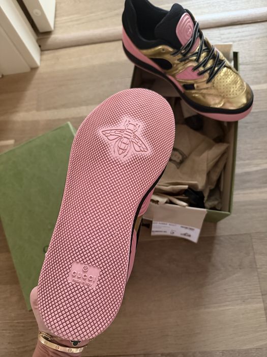 Adidași / Sneakers Gucci  Originali auriu&Roz 37,5 pret negociabil