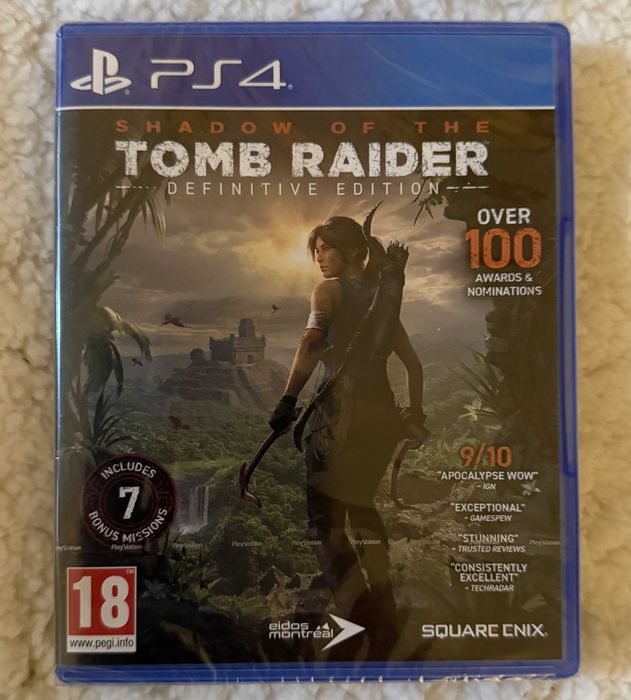 чисто нова Shadow Of The Tomb Raider Definitive Edition за PS4
