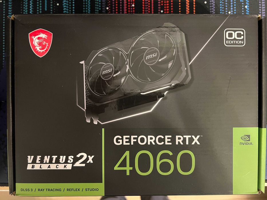 GeForce RTX™ 4060 Ventus 2x Black 8g oc
