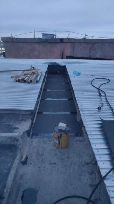 Ремонт крыши профлистом