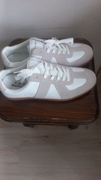 Кожаные кросовки