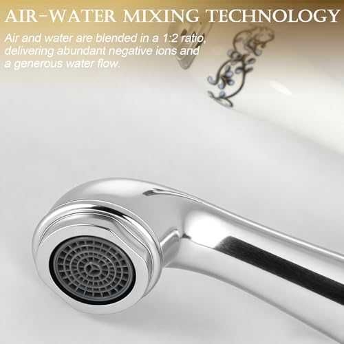 Нов Ретро смесител за мивка с керамична дръжка и 2 маркуча кран чешма баня