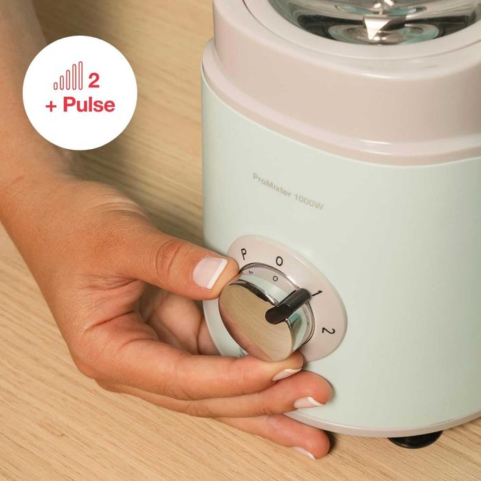 Блендер Solac Pro Mixter, 1.5л., 1000W, Стъклена Кана, Ретро Дизайн