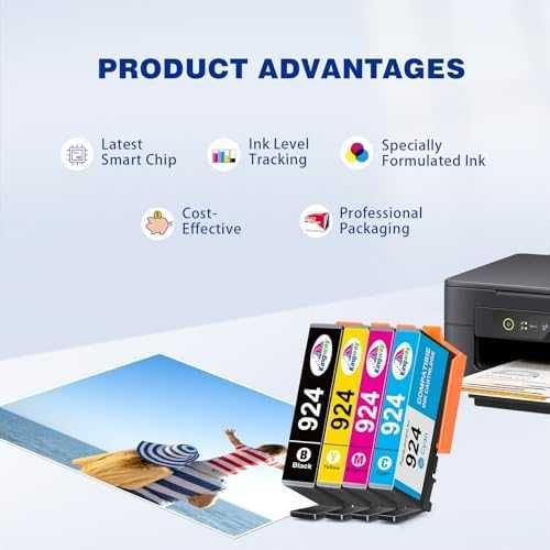 Нови Мастилници HP 924 за OfficeJet Pro 8120e 8122e 8125e 8130e 4 цвята тонер мастило принтер печат