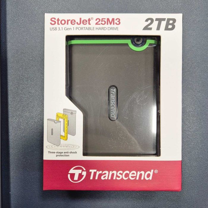 Transcend Hard HDD StoreJet 25M3 — 1TB / 2TB new orginal