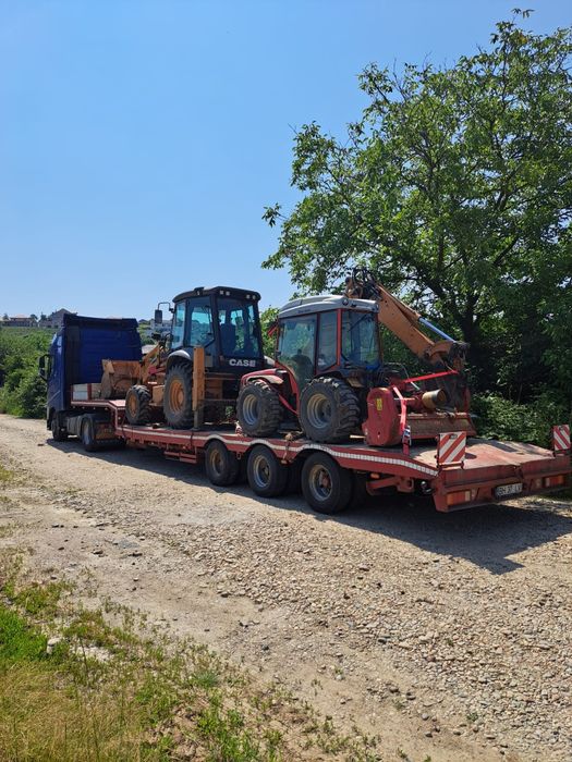 Transport cu semiremorca trailer sau walking floor marfa vrac busteni