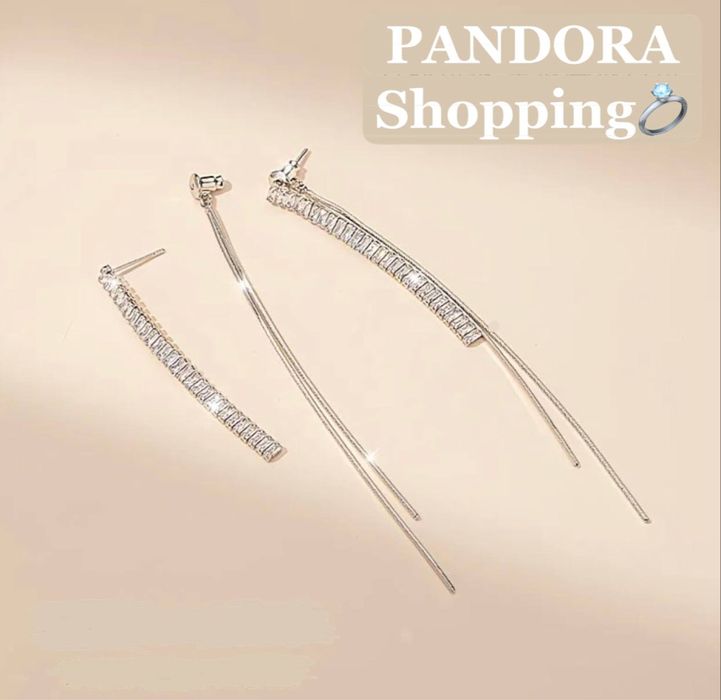 Серебряные 925 проба, серьги-кисточки