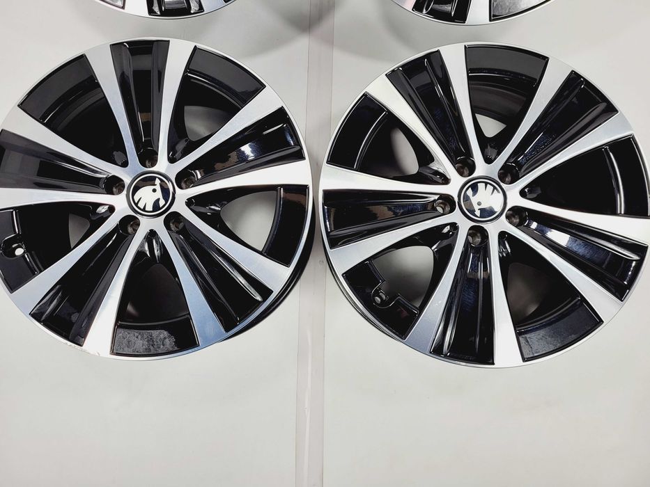 Vand jante R18 pt Skoda Kodiaq-Karoq-Superb-Octavia - Bicolore, ca NOI