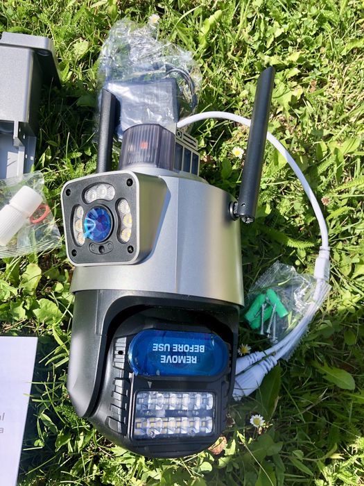 Camera Supraveghere Rotativa 360° 4K Loosafe P11 PRO Dubla WiFi 8MP