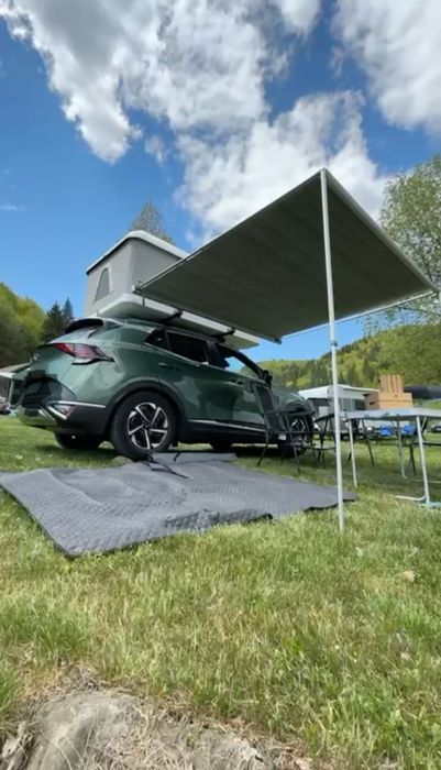 Cort Auto Maggiolina Airlander Plus X-Large + Marchiza Fiamma F35 PRO