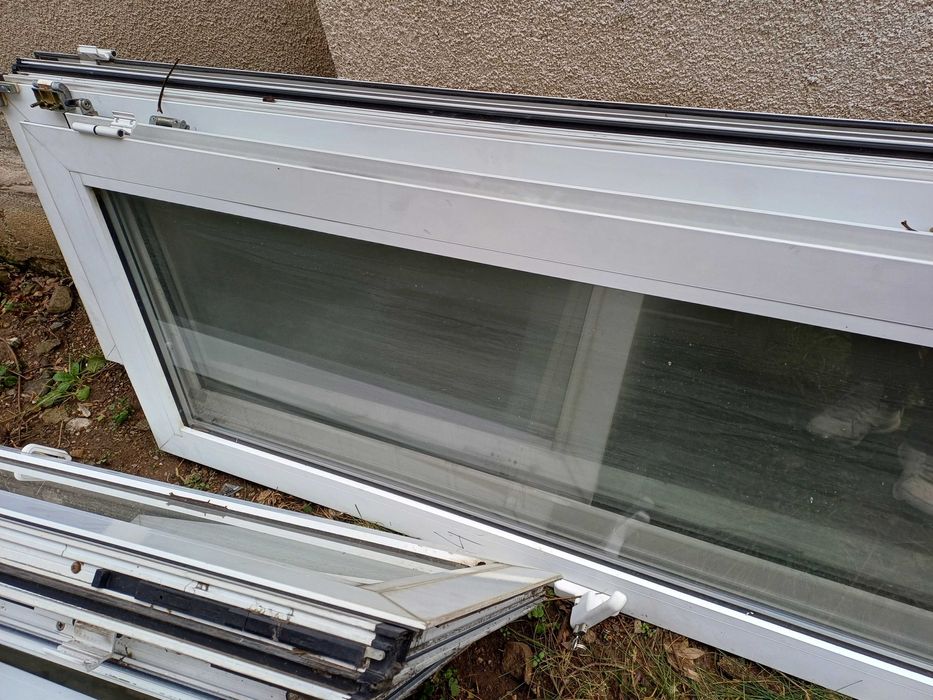 -здрава и функционираща алуминиева дограма тип хармоника ;стъклопакети