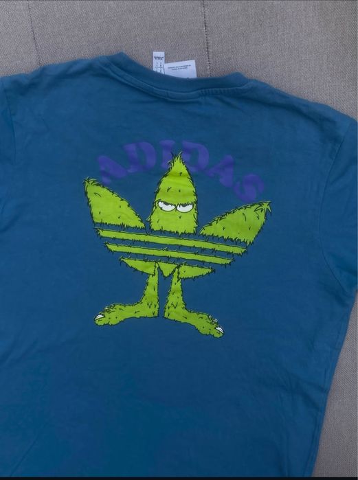 Tricou cu Imprimeu Adidas L