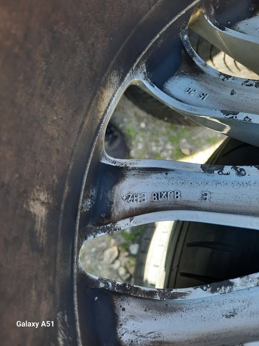 Ляти джанти с гуми БМВ,5×120, 18цола